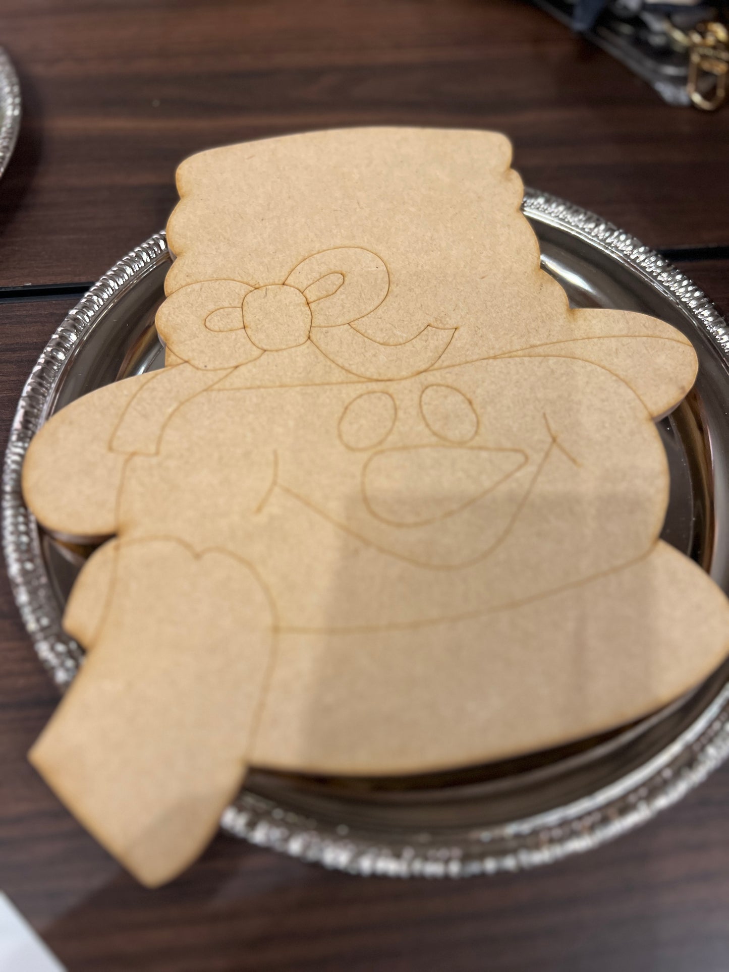 Snowman Wood Cut Out