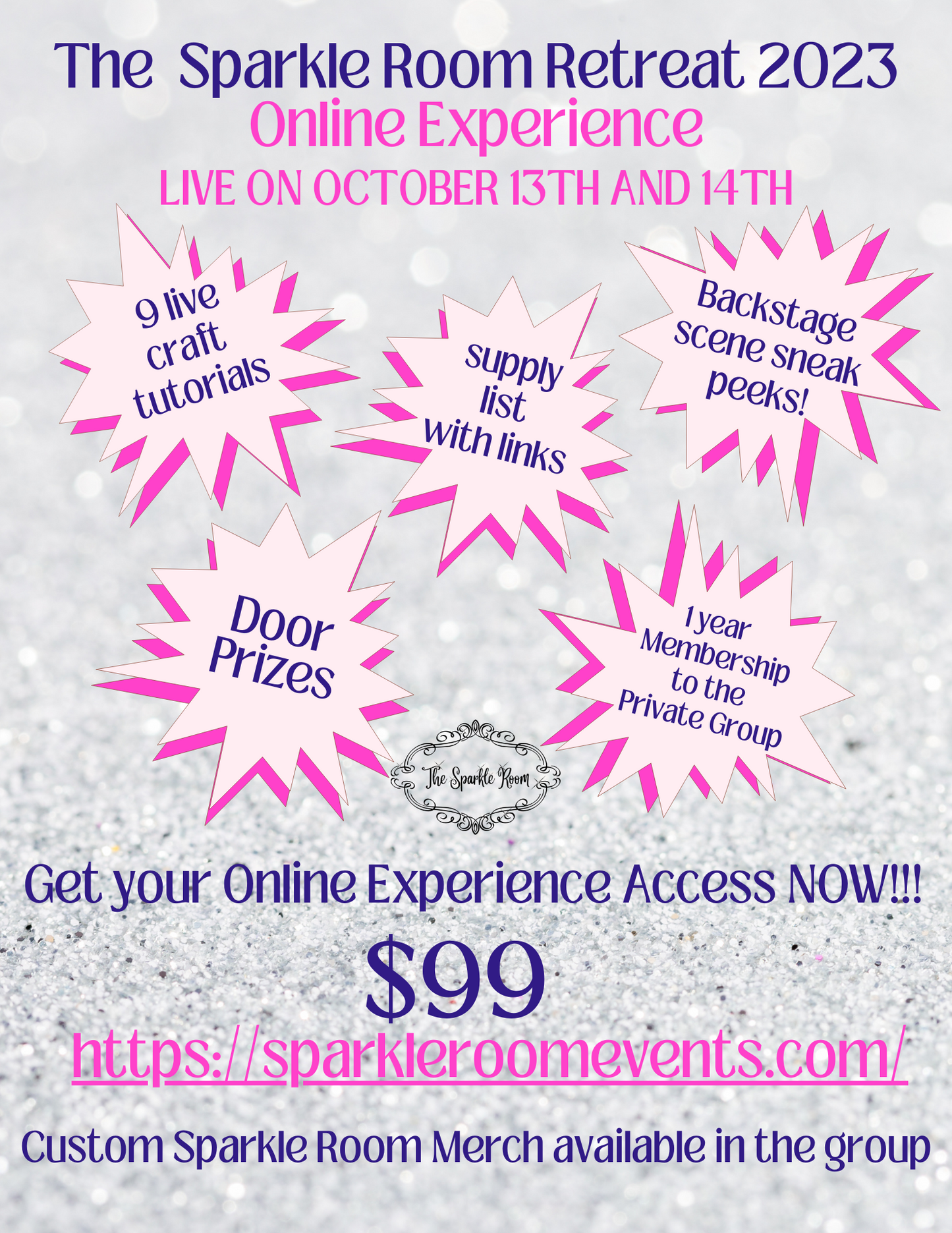 The Sparkle Room Retreat 2023 Online Experience