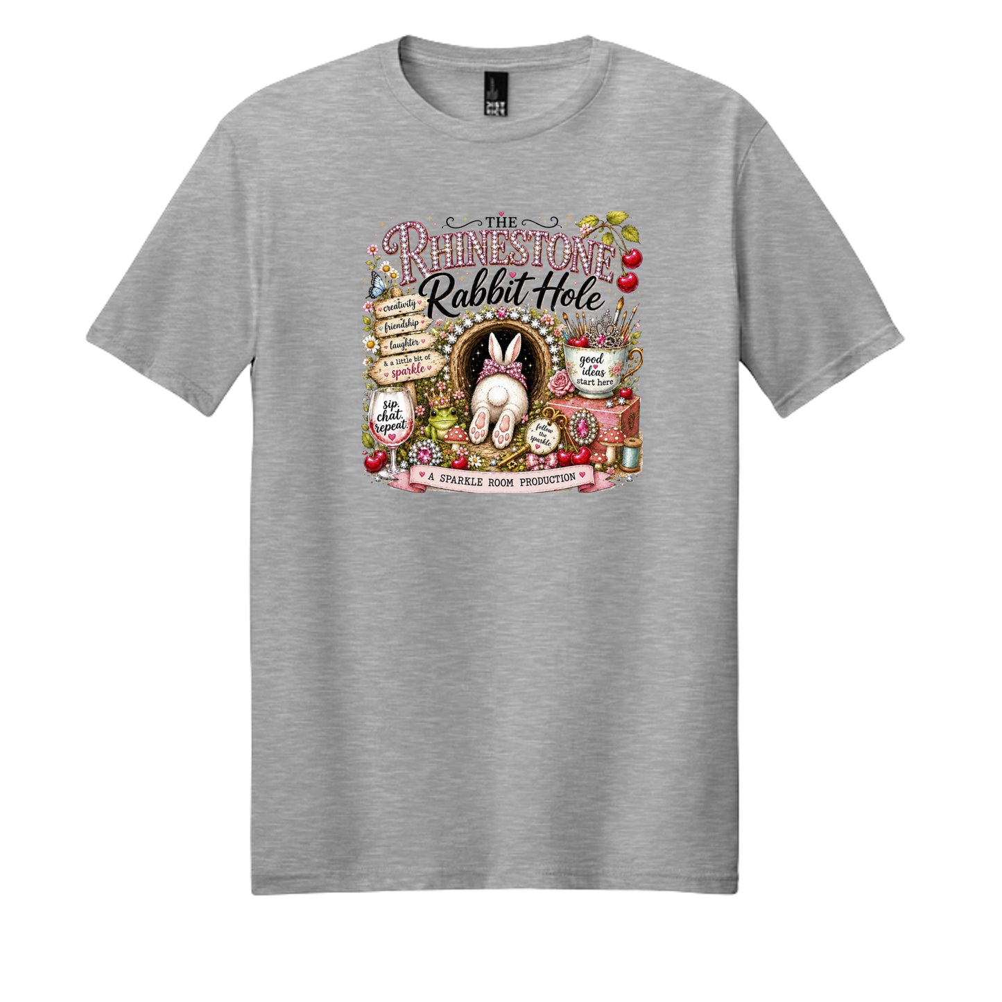 Light Heather Grey - DM108 - FRONT