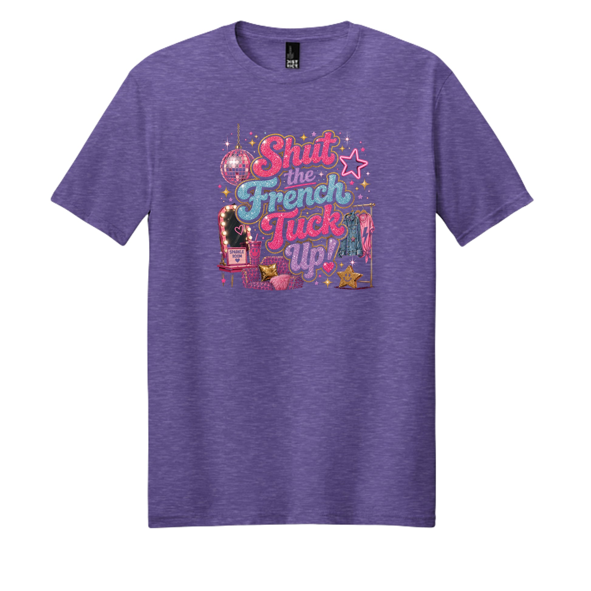 Electric Purple Heather - DM108 - FRONT